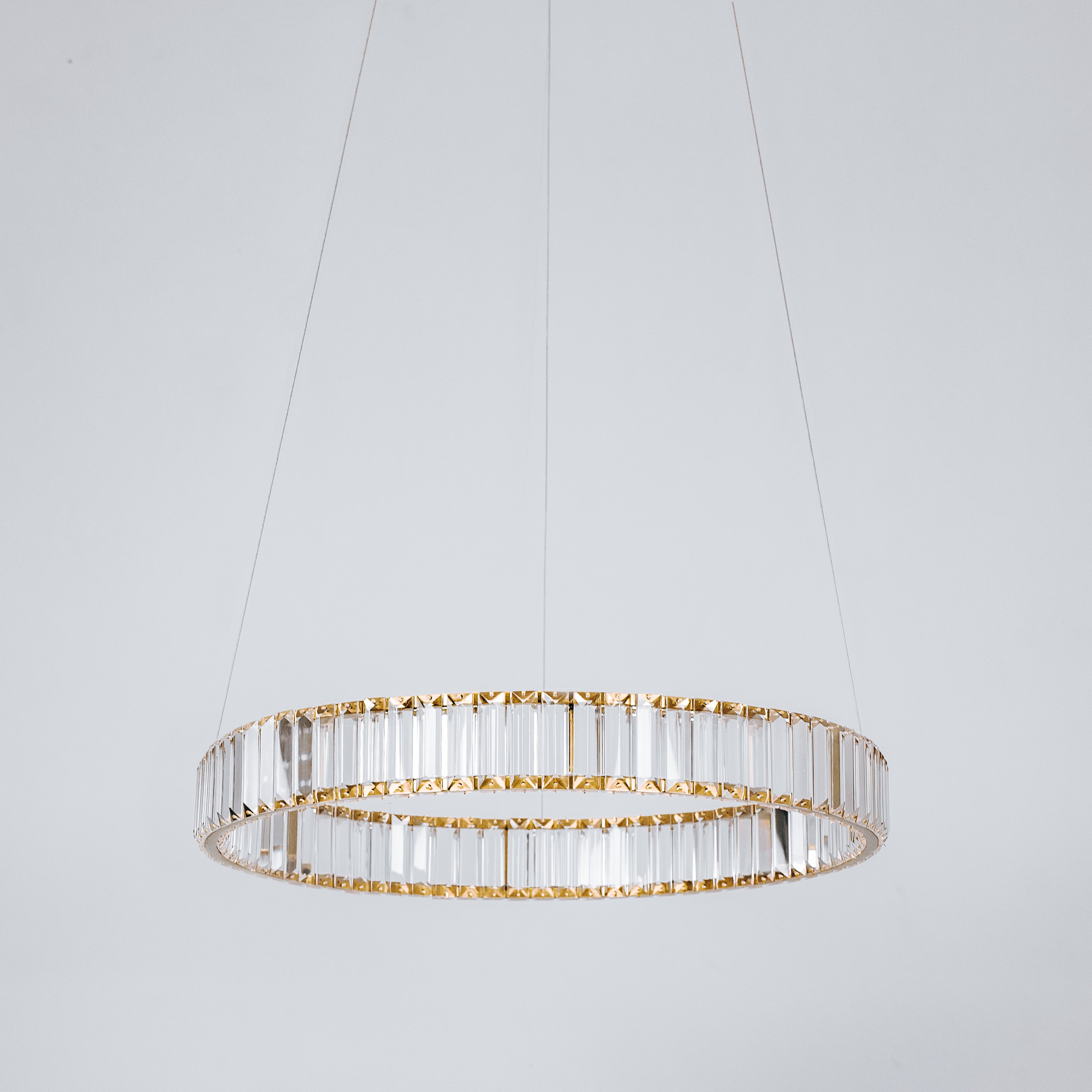 Gold and deals silver chandelier