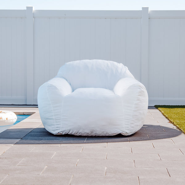 Outdoor DreamPod® Chair - White - Sensory Foam Filling Included