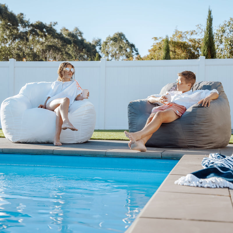 Outdoor DreamPod® Chair - White - Sensory Foam Filling Included