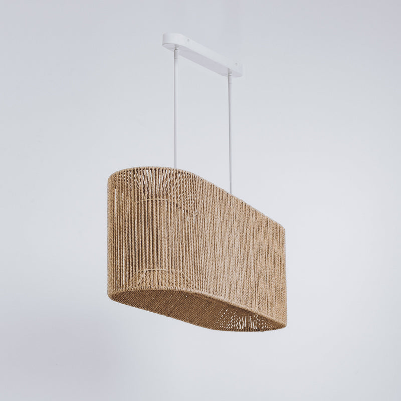 Elphin Dining Rope Pendant Light - Natural