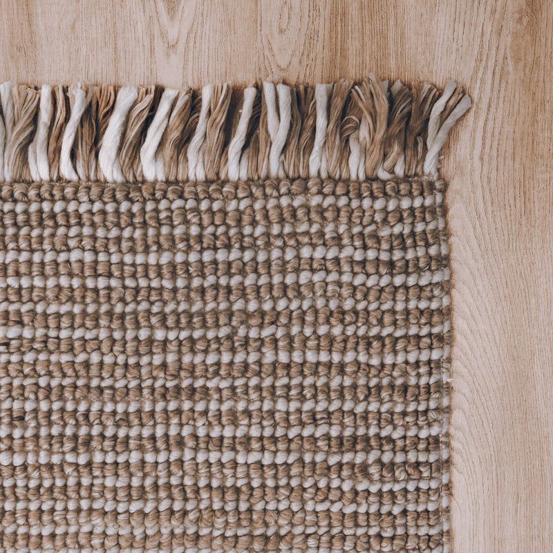 Amora Handwoven Floor Rug in Natural Tones