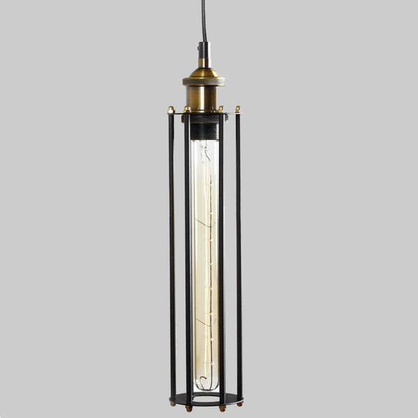 Metal Pendant Light with Long Bulb: Modern Industrial Lighting