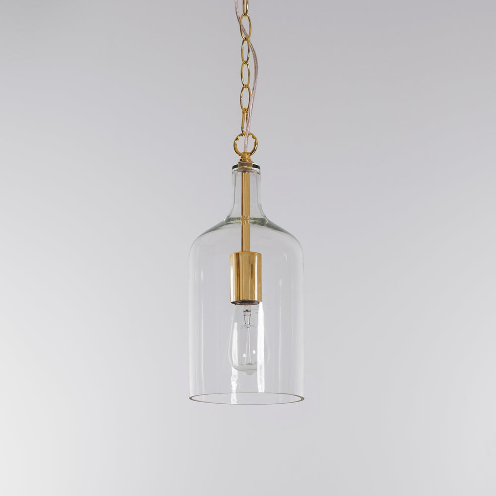 Kendal Glass Pendant Light - Gold