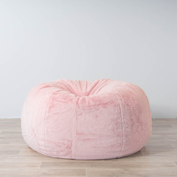 Cloud Plush Fur Bean Bag - Soft Pink
