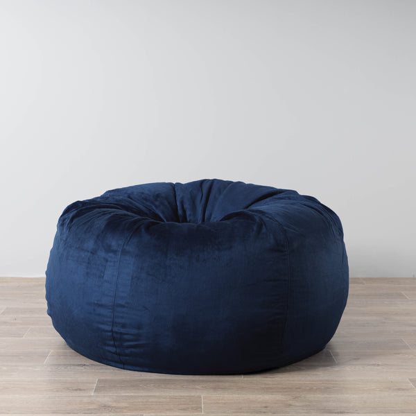 Blue Bliss: Luxurious Soft Velvet Beanbag for Ultimate Comfort – Ivory &  Deene