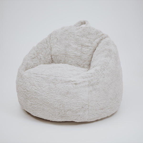 Ivory Mini Dreampod Chair - Cozy Relaxation in a Compact Size