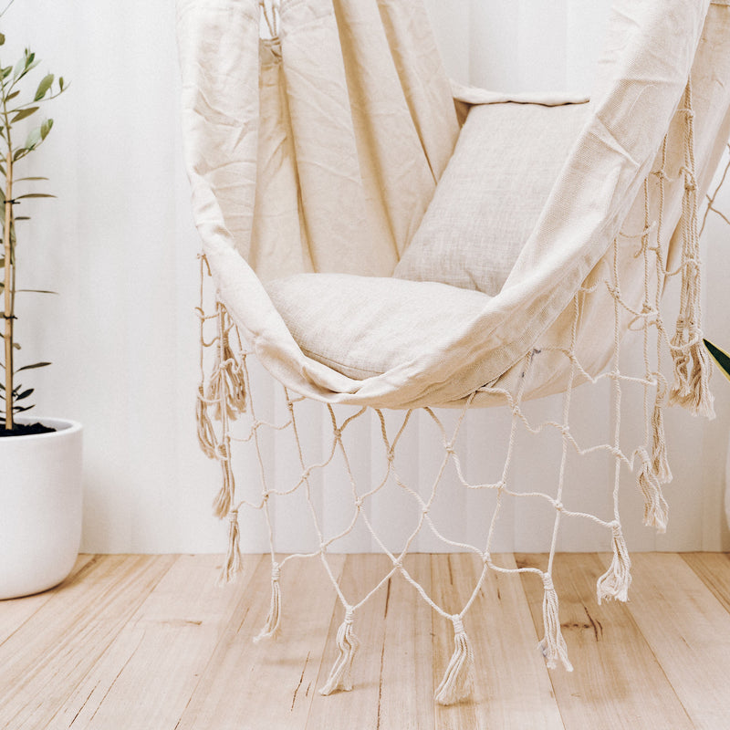 Aruba Hammock Hanging Chair - Cream
