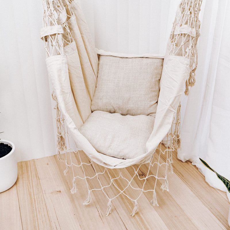 Aruba Hammock Hanging Chair - Cream