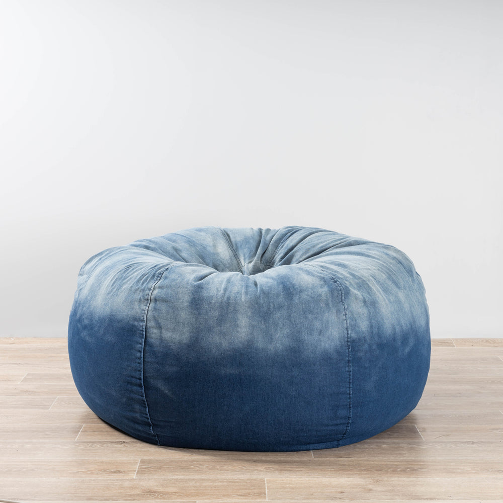Buy Faux Leather Bean Bag Chair, Cushion & Puff Stool (With Beans) at Best  Price in India