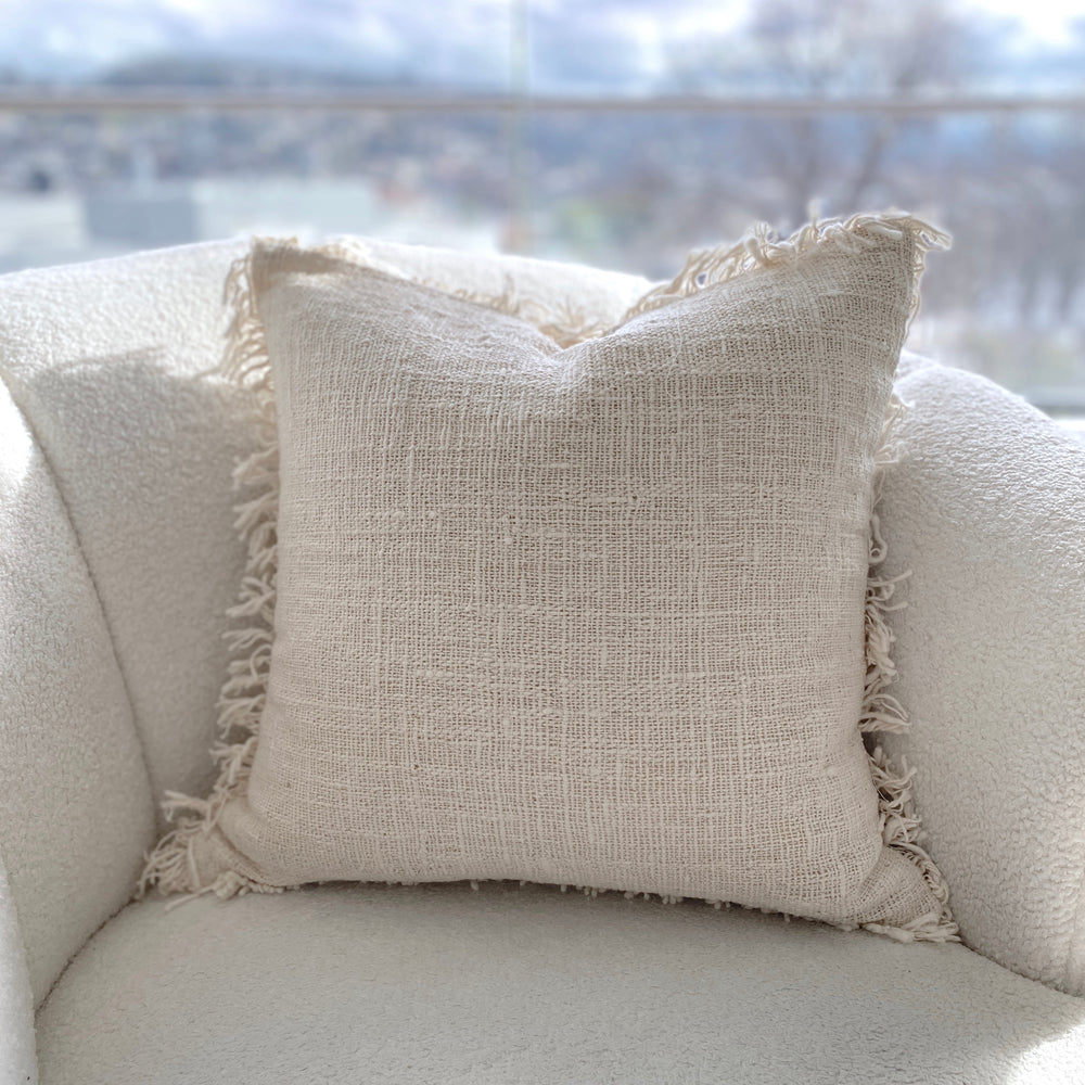 Cushion Cover with Tassels + Insert