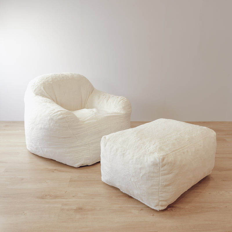 DreamPod Ottoman BeanBag: Comfortable Seating with Foam Filling for Ultimate Relaxation