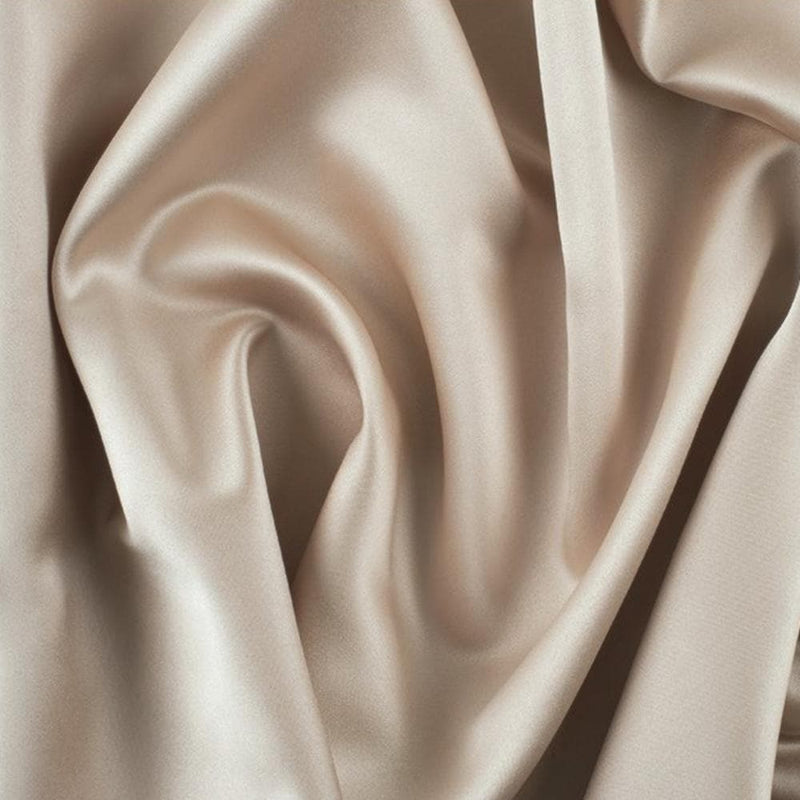 luxury satin detail in champagne colour