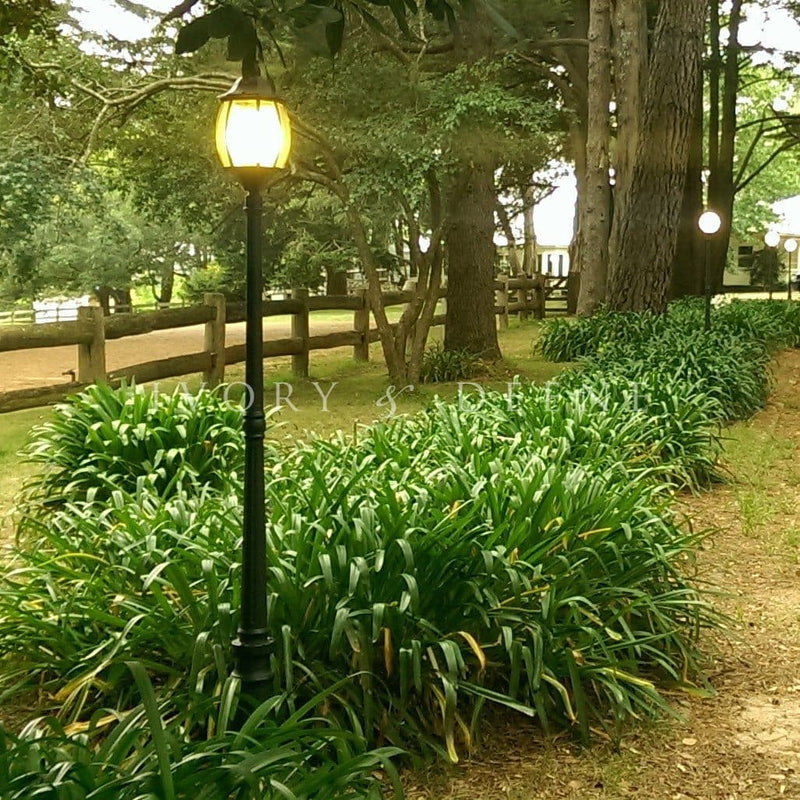 Garden Lamp Post Black