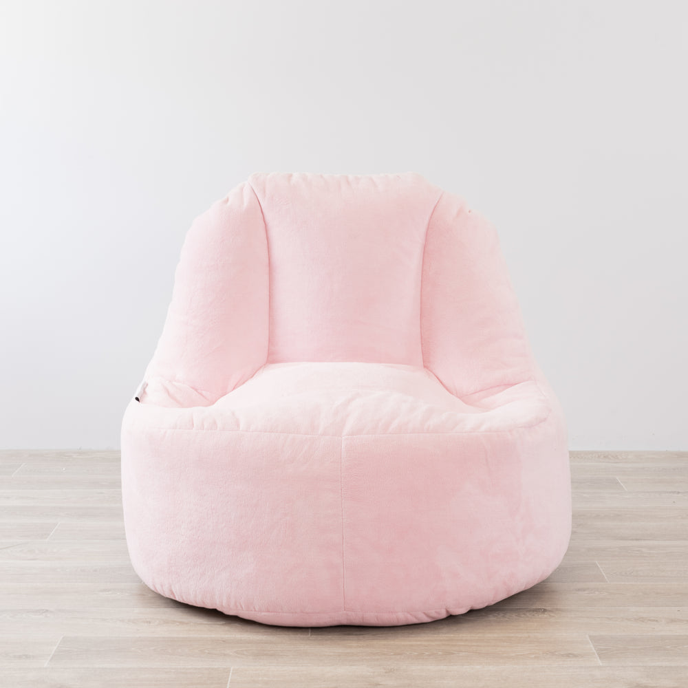 Lounge Pug LoungeSack 3000 XXL, A King Sized Memory Foam Bean Bag Sofa, Pom  Pom Pink