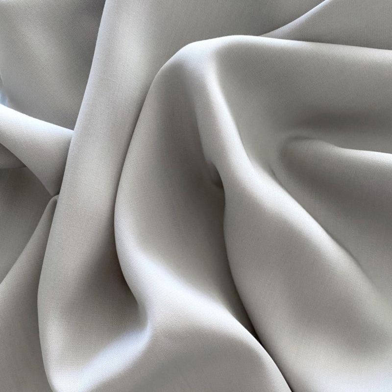 Silky Silver Bamboo Fabric Detail